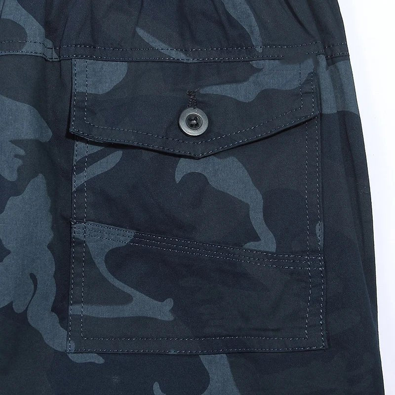 Men's Camo Cotton Cargo Trousers
