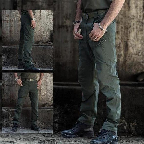 Men's Straight Cargo Trousers
