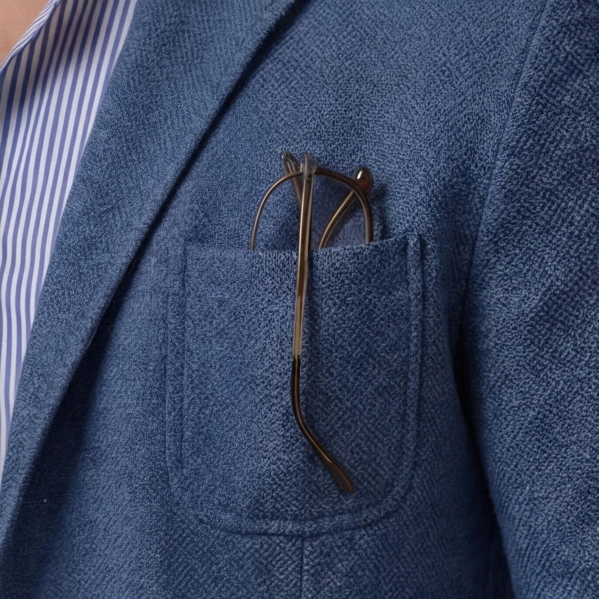 Men's Linen Blend Unstructured Blazer