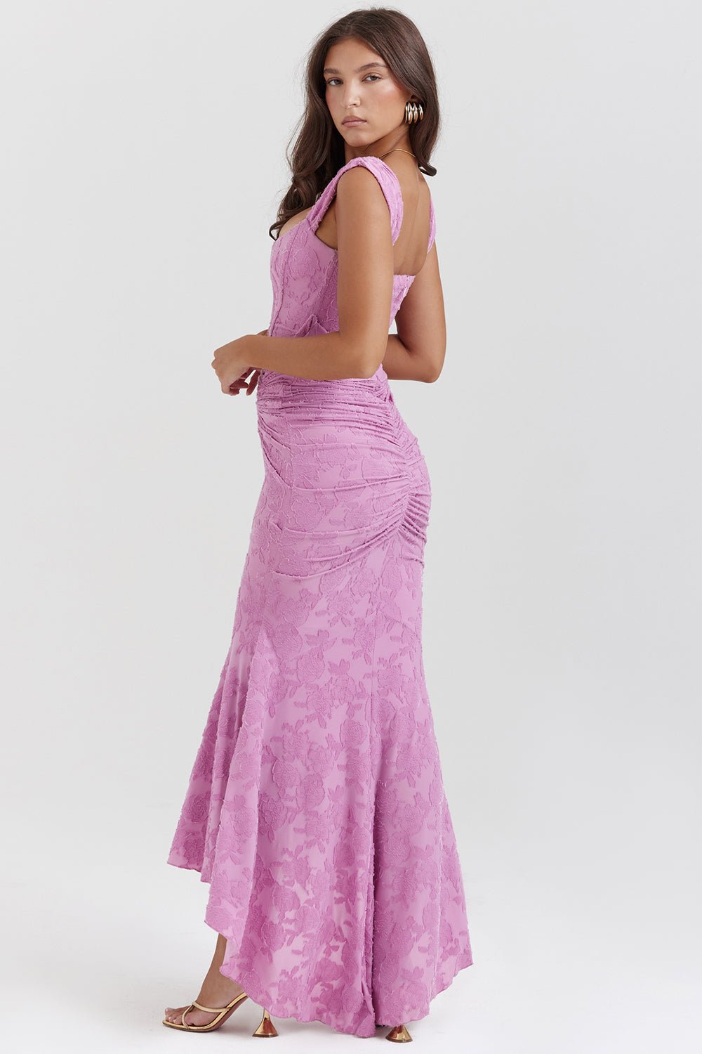 Women's Floral Bodycon Gown