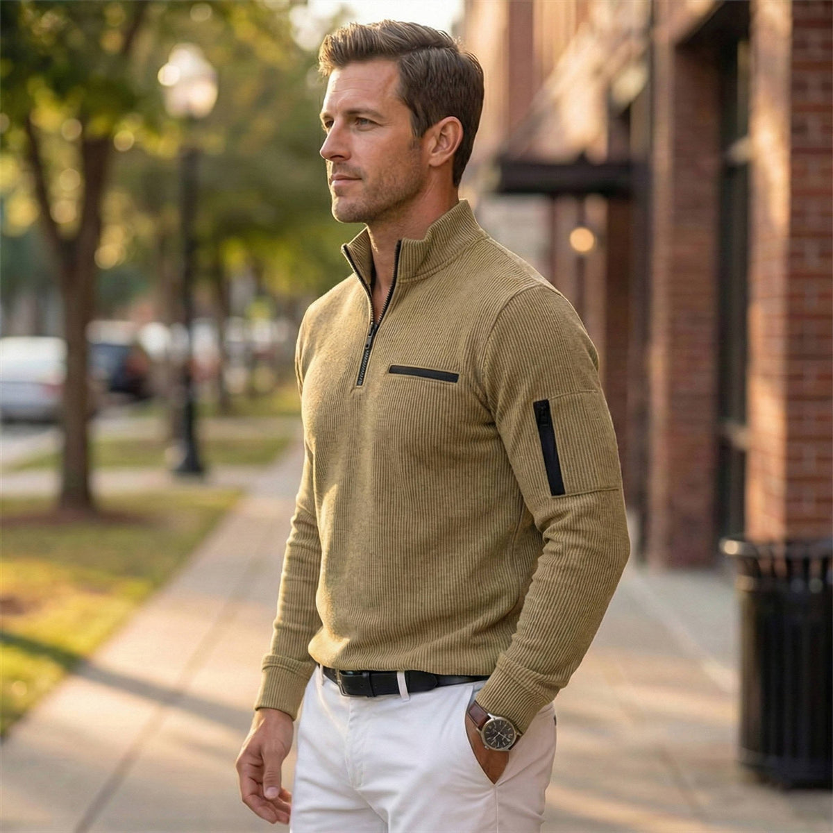 Men's Quarter-Zip Jumper Jumper