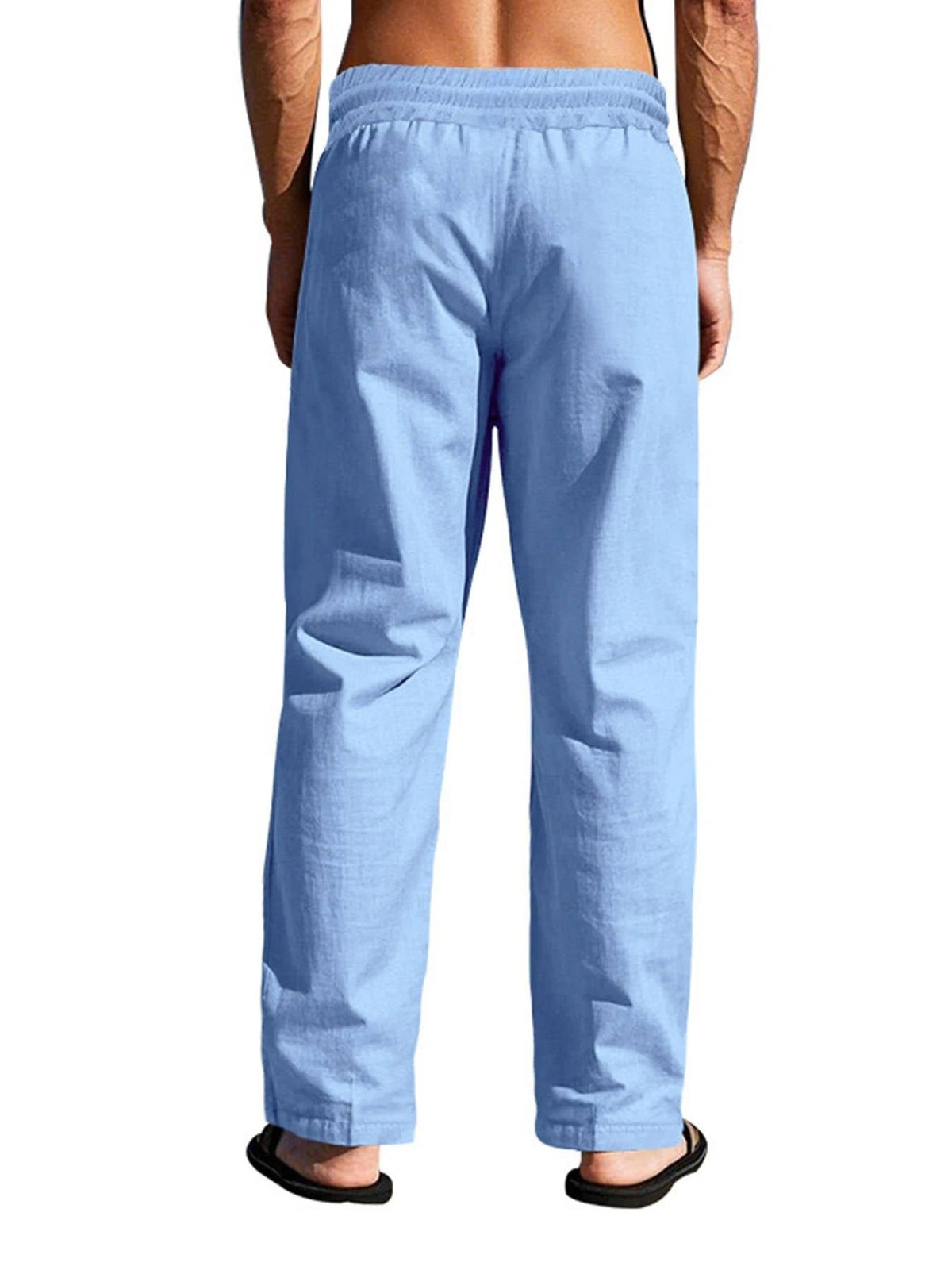 Men's Linen Drawstring Trousers