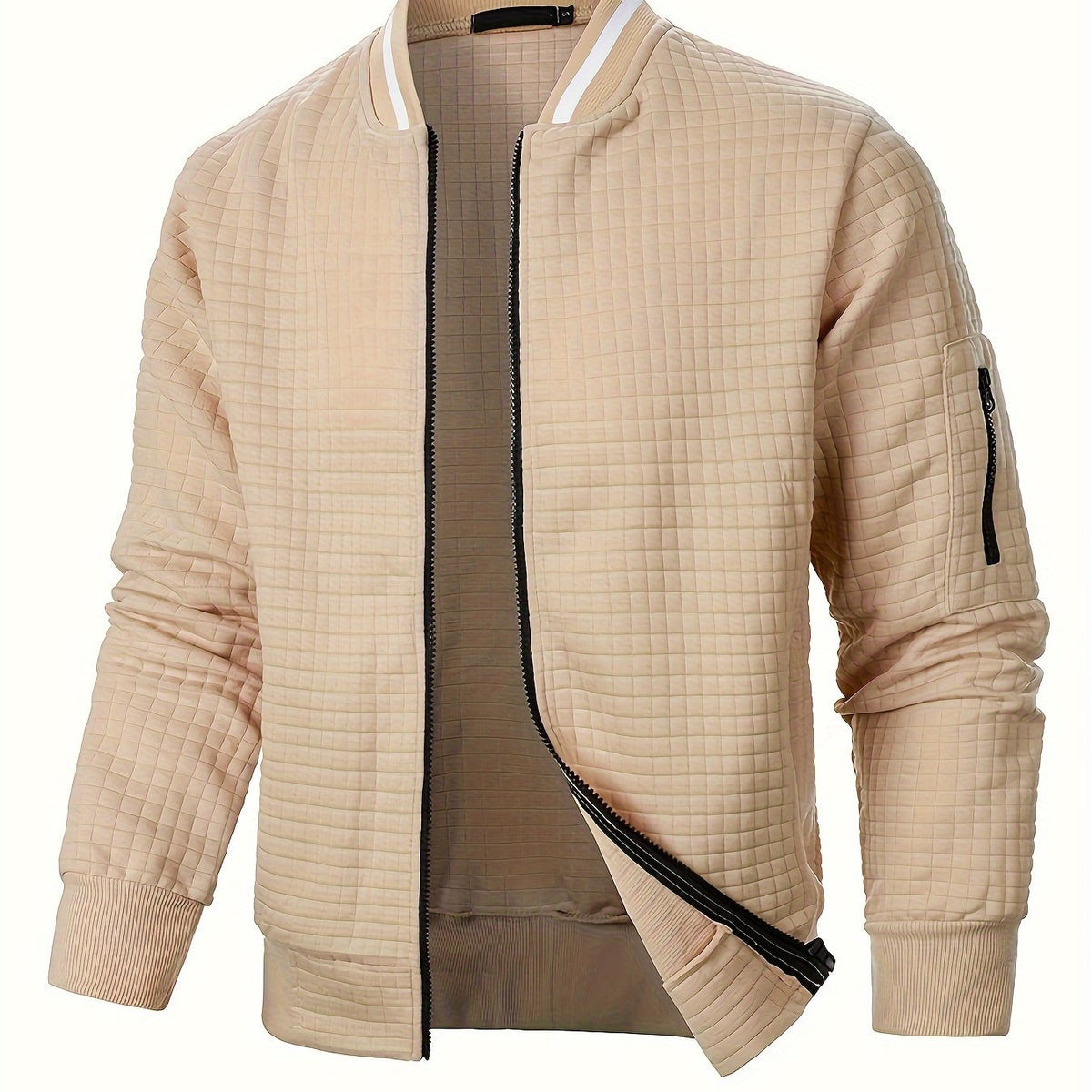 Men's Bomber Jacket - Khaki