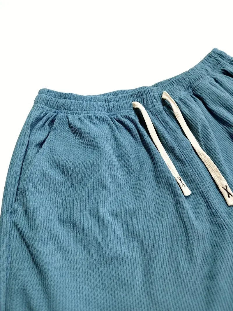 Men's Corduroy Wide-Leg Trousers