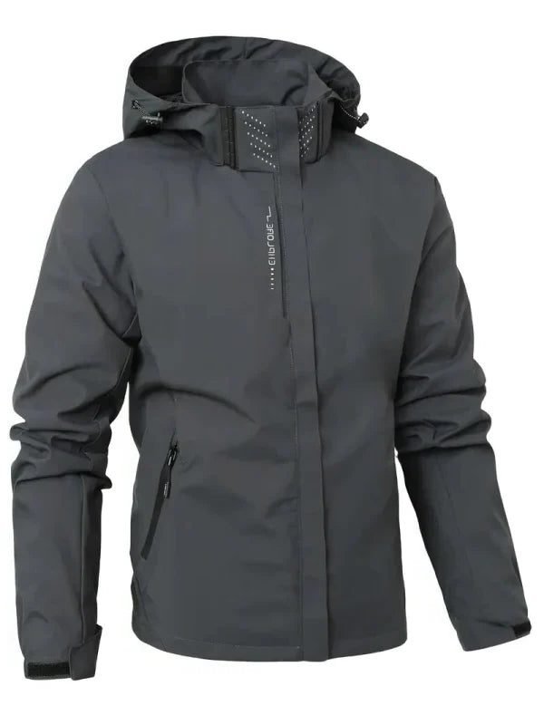 Men's Rain Jacket - Grey