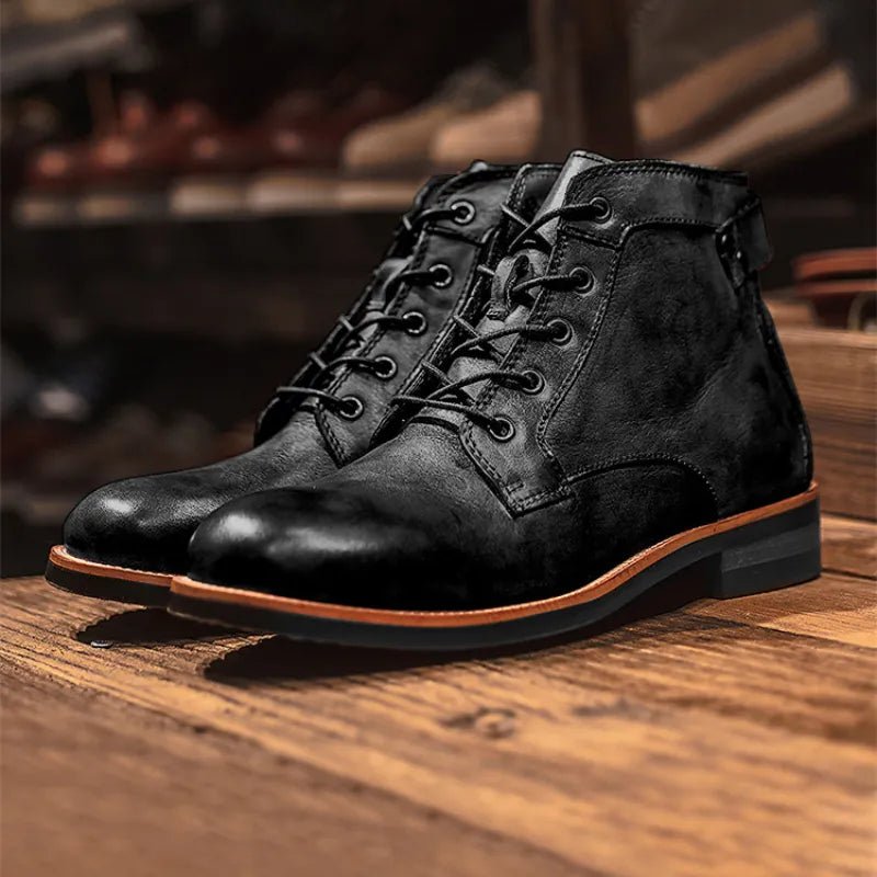 Men's Leather Combat Boots