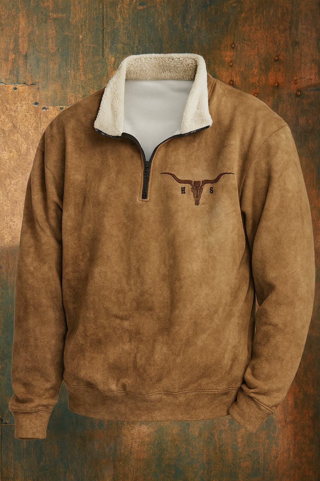 Men's Quarter-Zip Sherpa Sweatshirt
