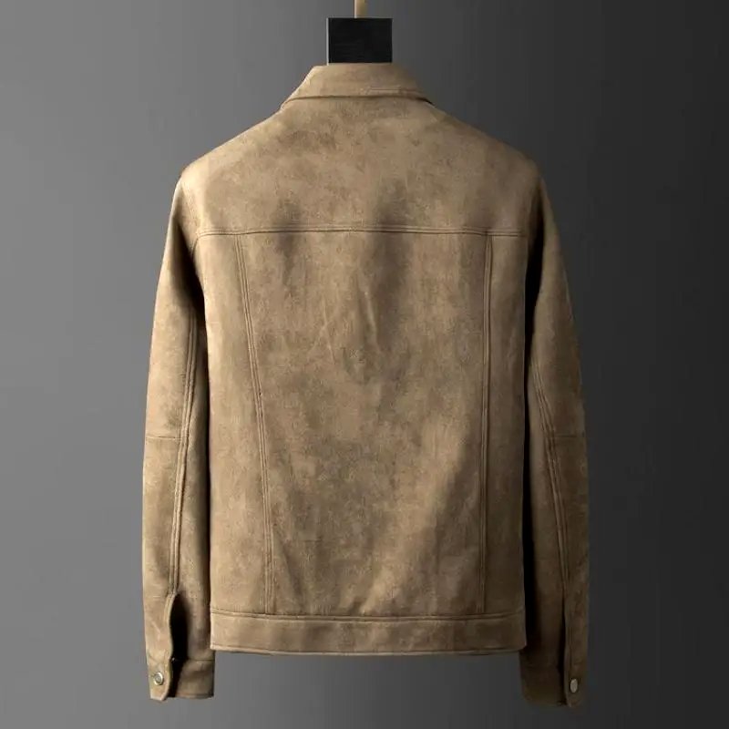 Men's Suede Trucker Jacket