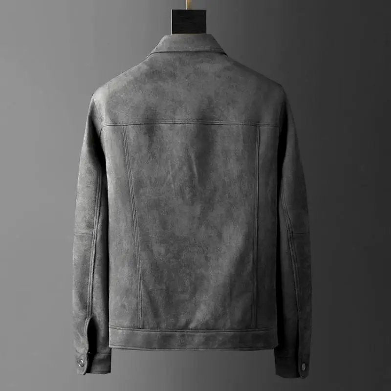 Men's Suede Trucker Jacket
