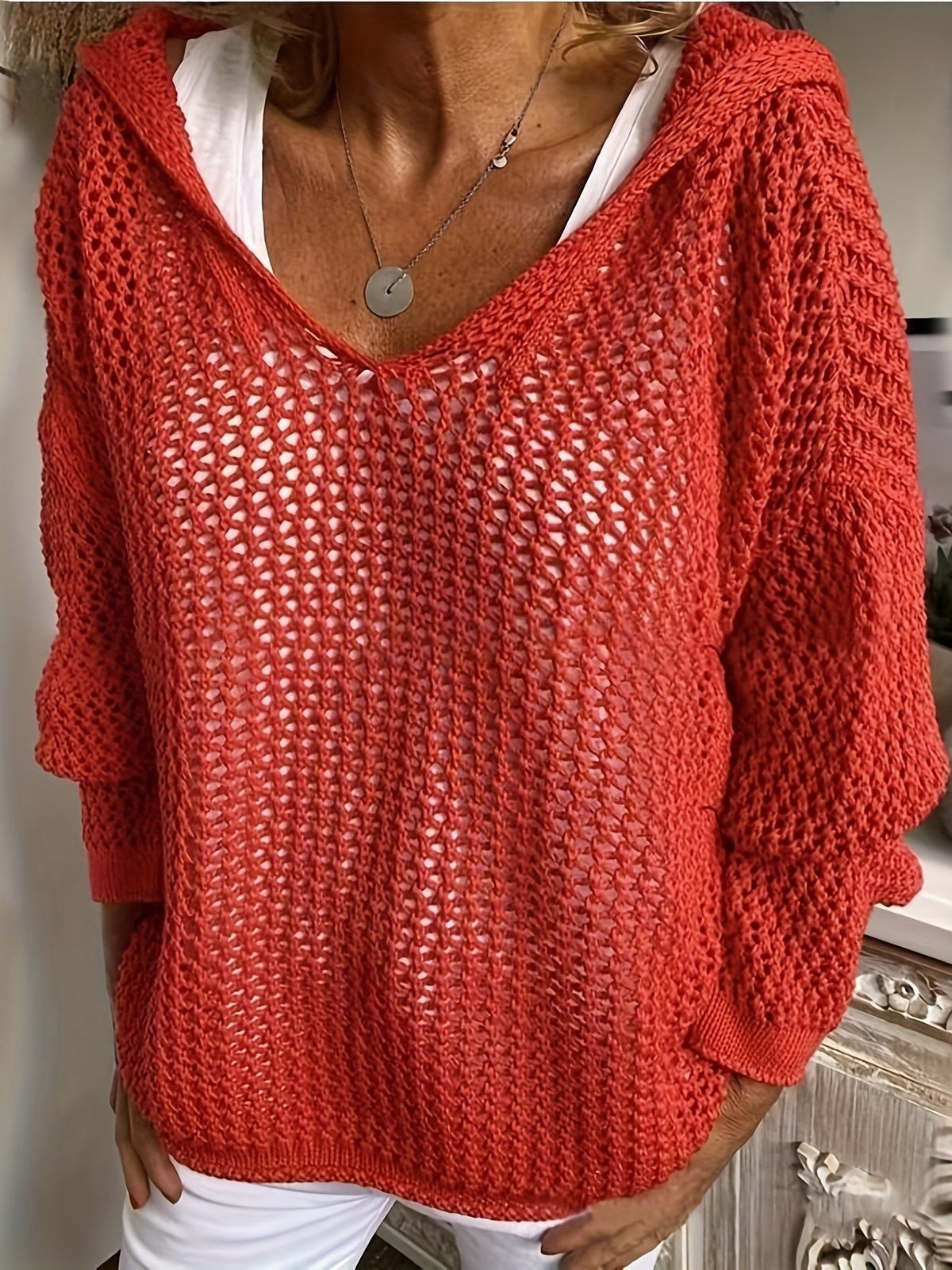 Women's Oversized Hooded Jumper