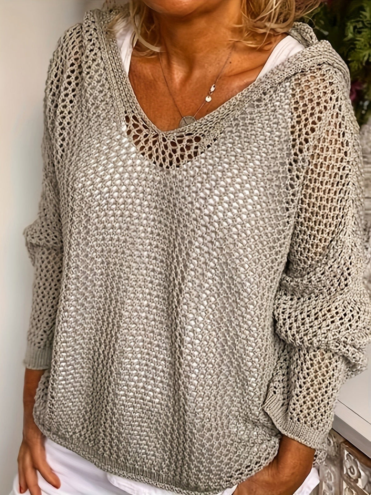 Women's Oversized Hooded Jumper
