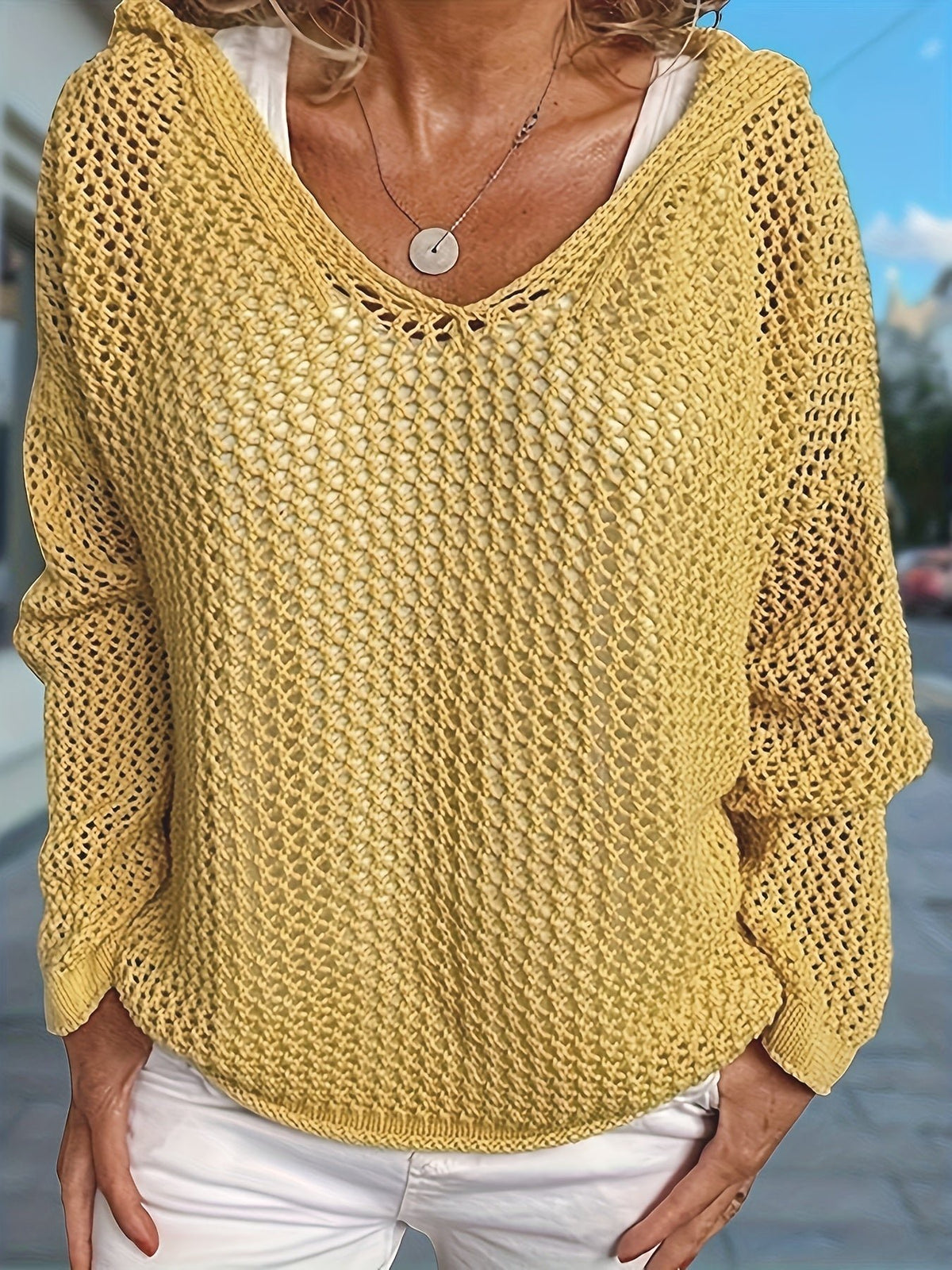 Women's Oversized Hooded Jumper