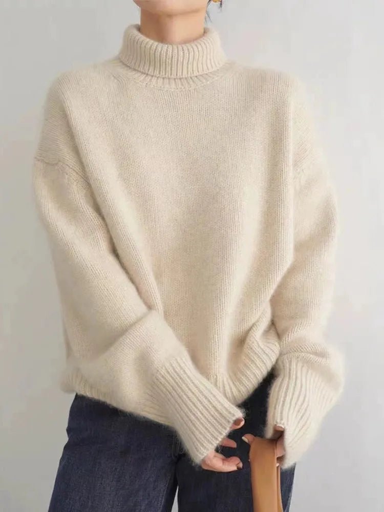 Women's Oversized Roll Neck Jumper