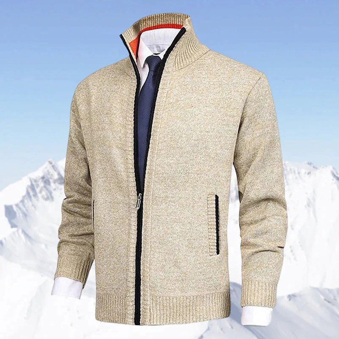 Men's Full-Zip Knit Cardigan