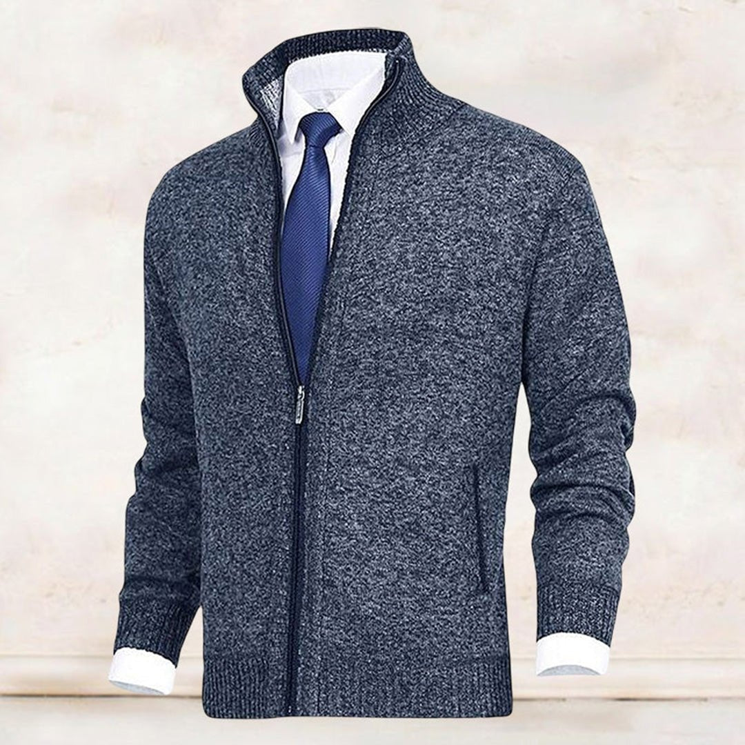 Men's Full-Zip Knit Cardigan