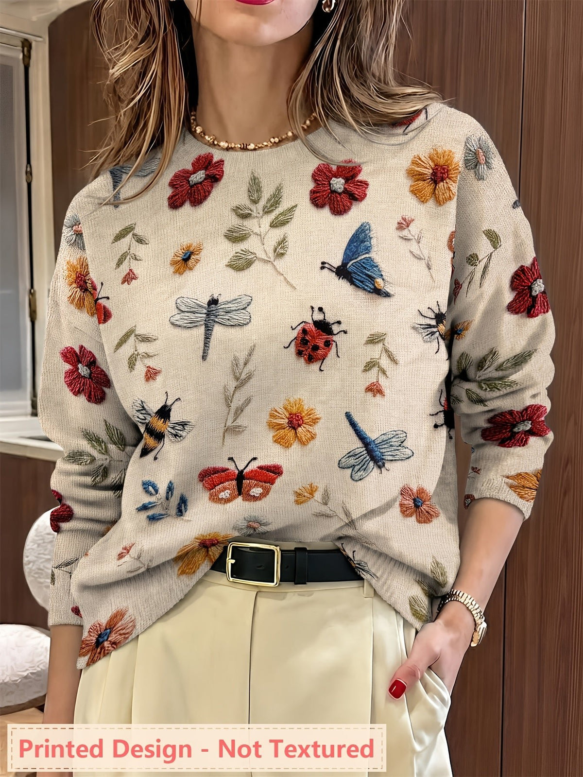 Women's Floral Jumper Jumper
