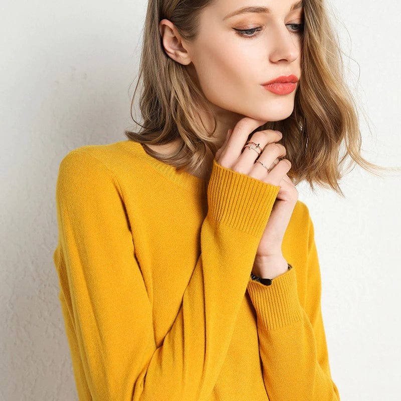Women's Wool Crew Neck Jumper