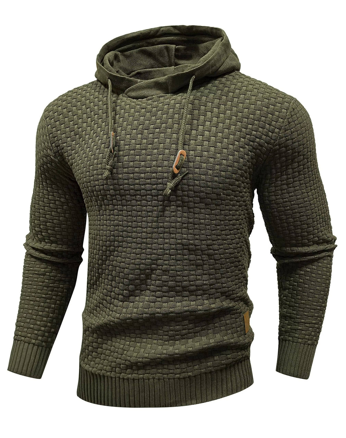Men's Knit Hooded Jumper