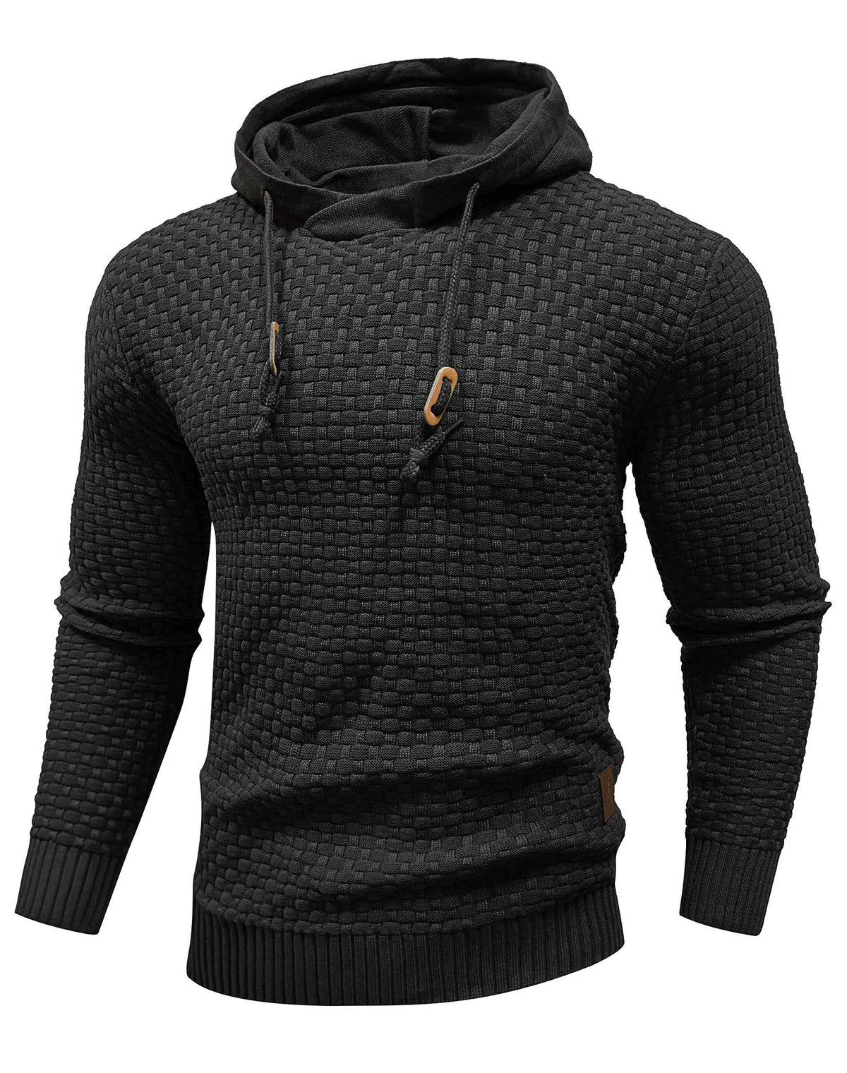 Men's Knit Hooded Jumper