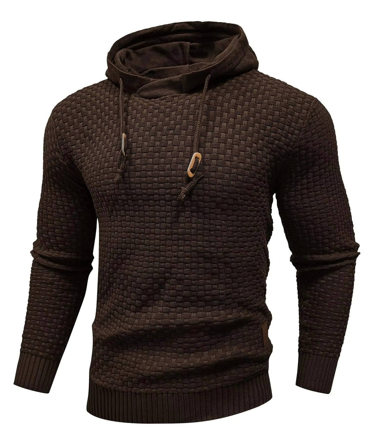 Men's Knit Hooded Jumper