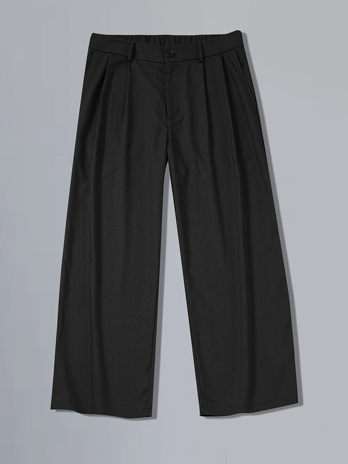Men's Pleated Wide-Leg Trousers
