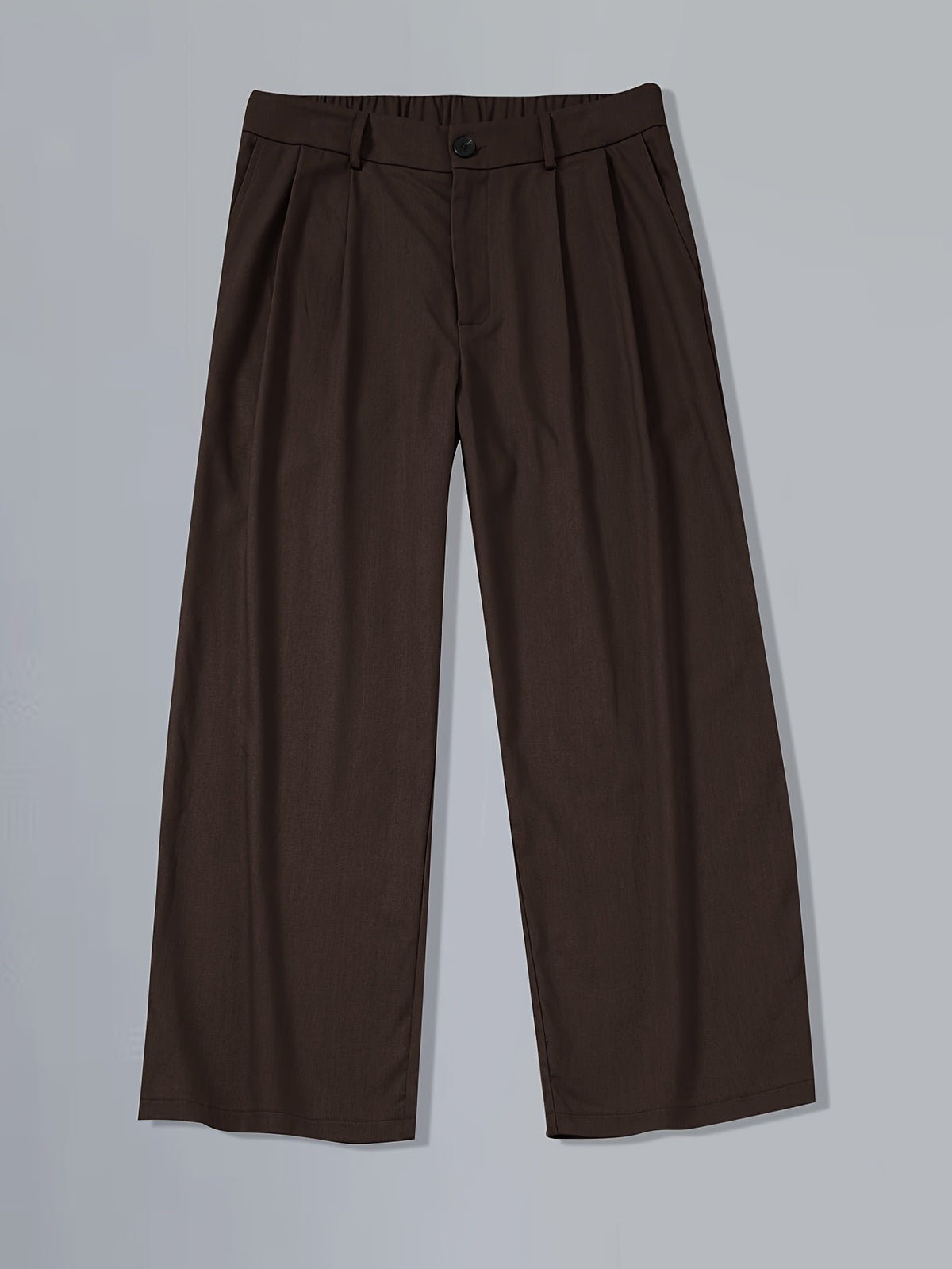 Men's Pleated Wide-Leg Trousers