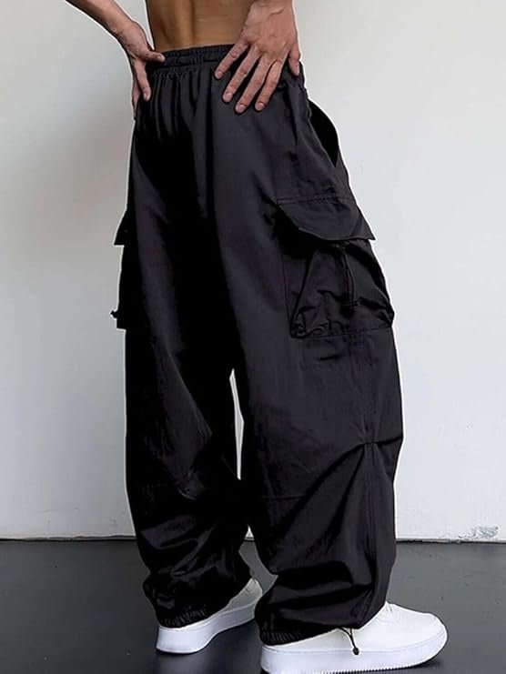 Men's Parachute Cargo Trousers