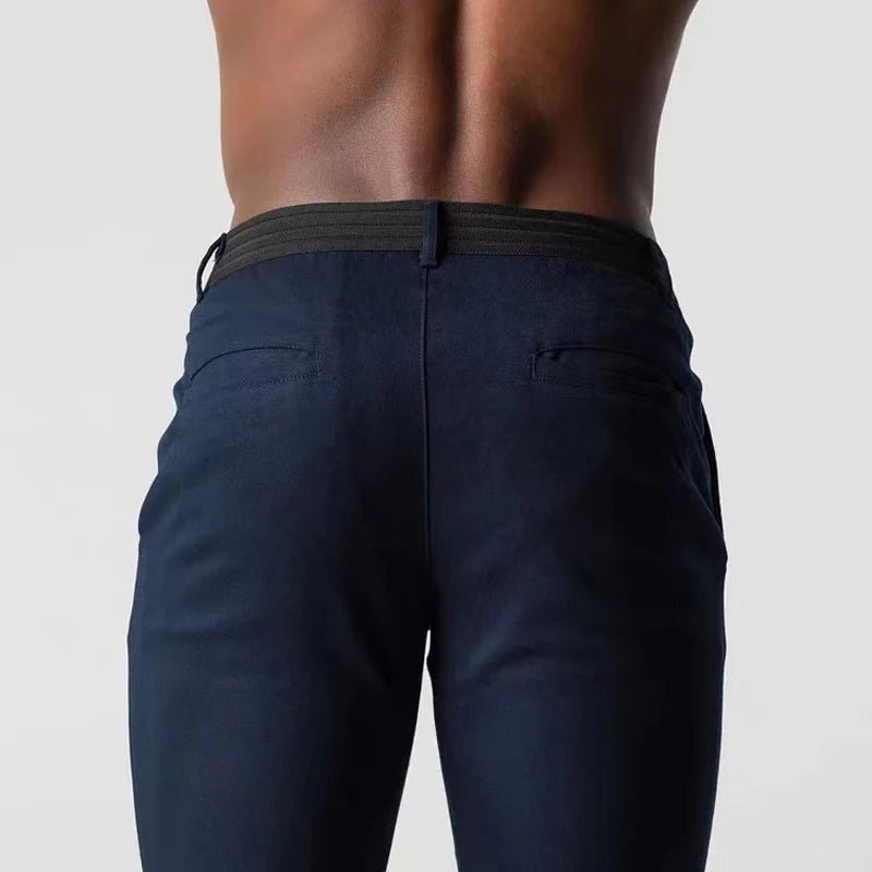 Men's Cropped Slim Chinos