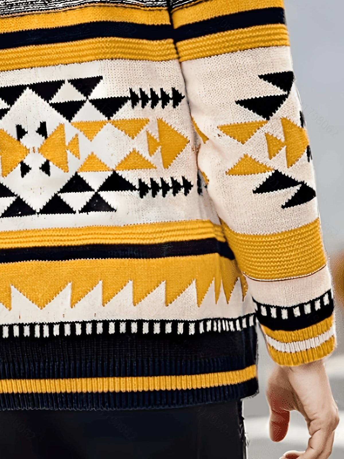 Men's Zip-Up Knit Cardigan