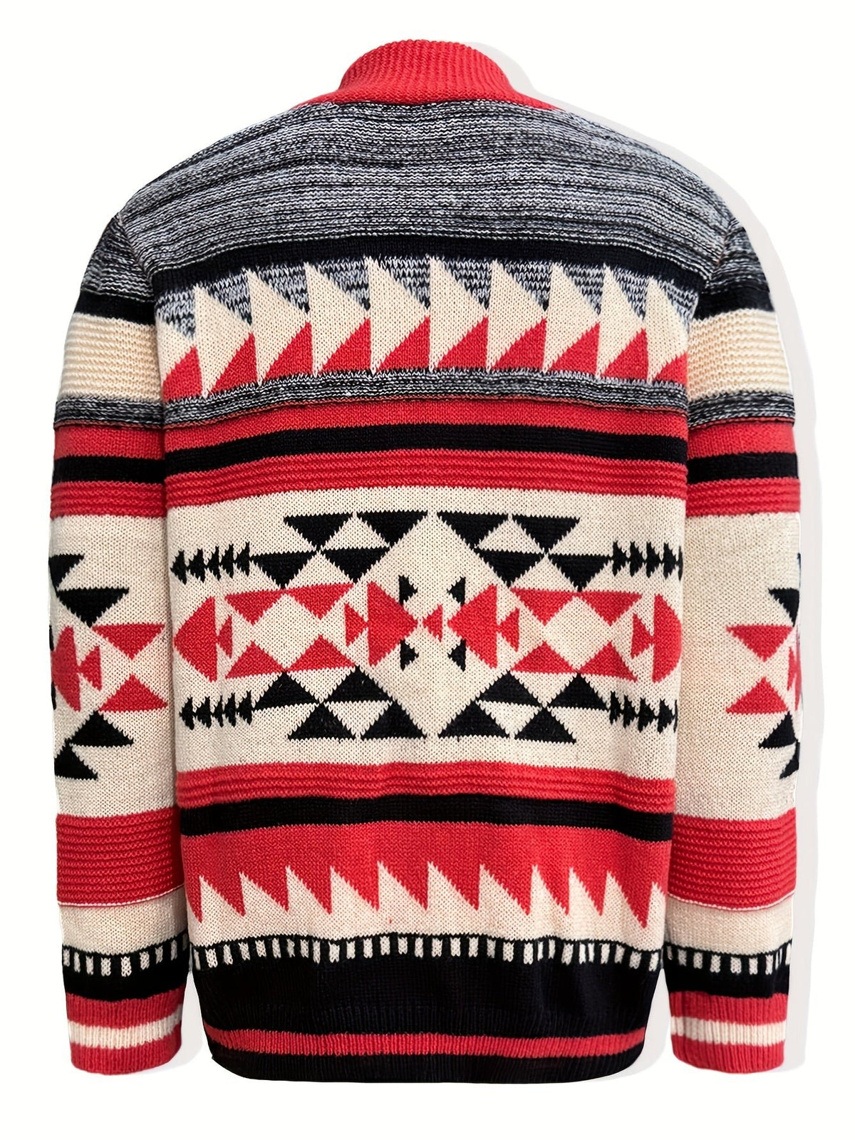 Men's Zip-Up Knit Cardigan