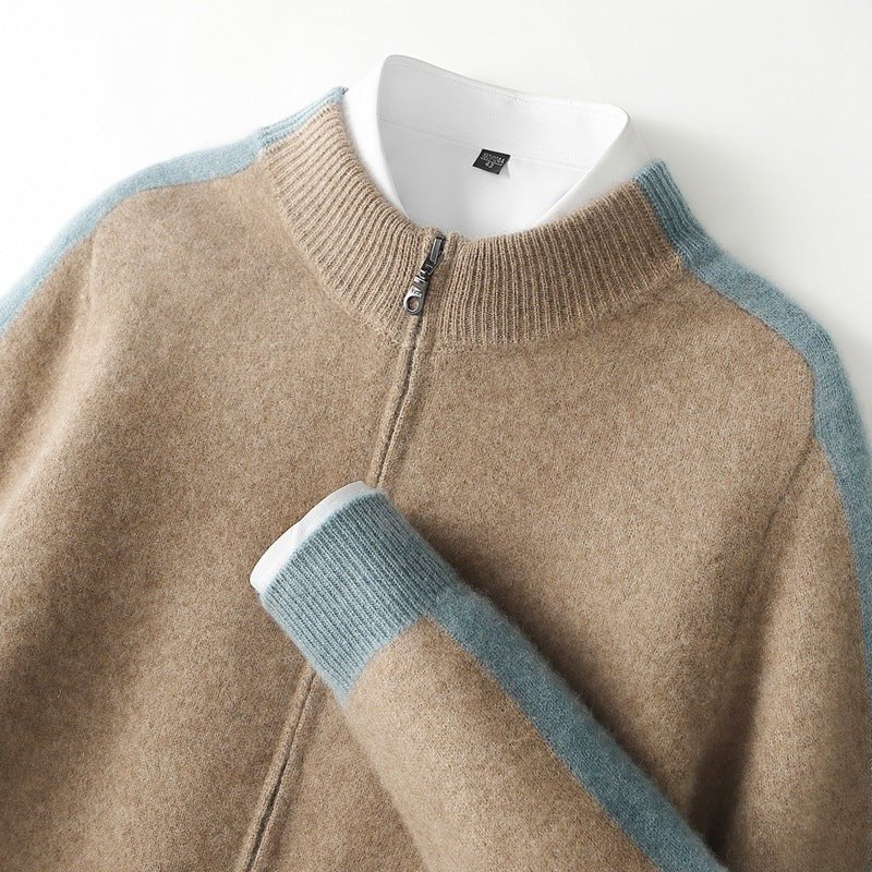 Men's Knit Zip Cardigan