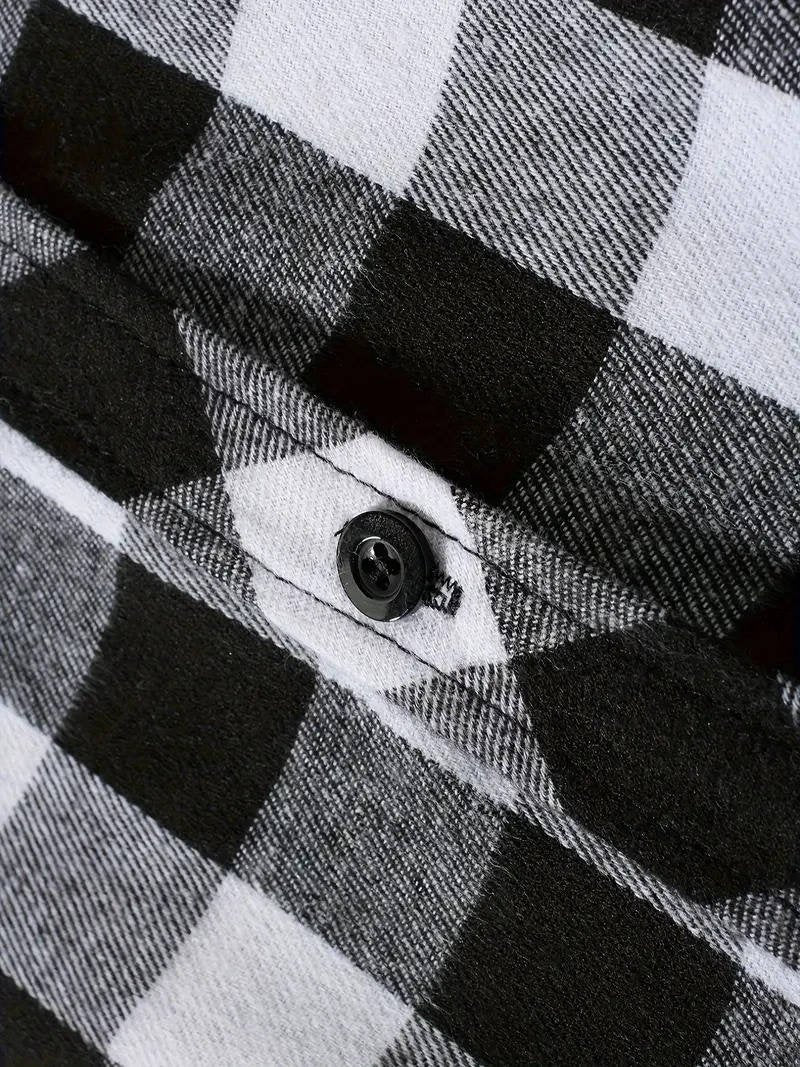 Men's Plaid Shirt Jacket