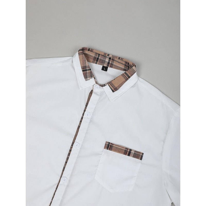 Men's Slim Flannel Shirt