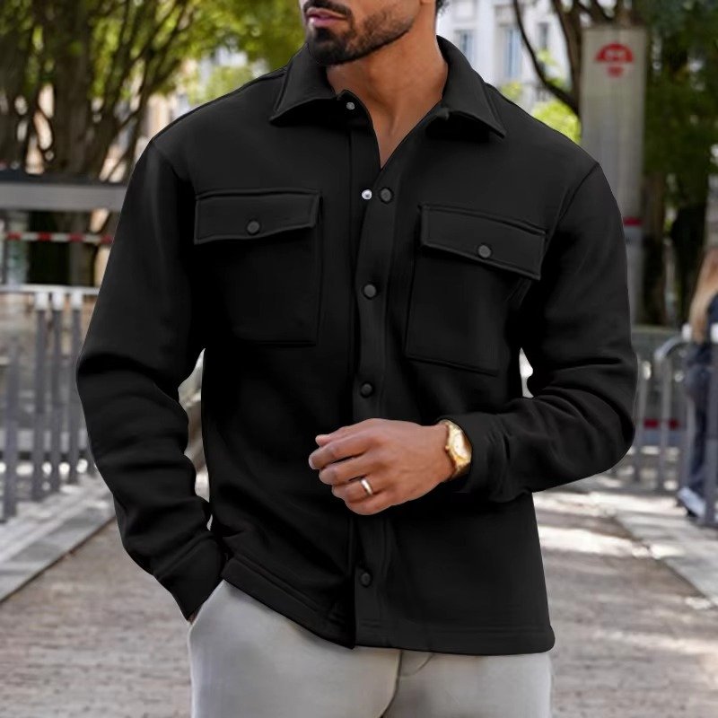 Men's Slim Fleece Shacket