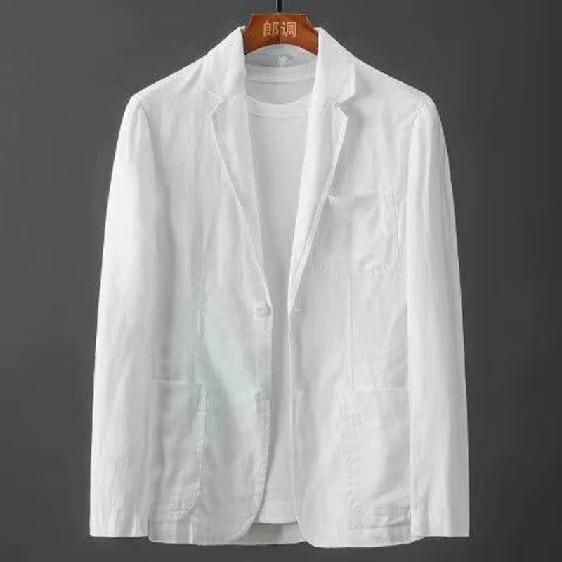Men's Blazer Jacket - White