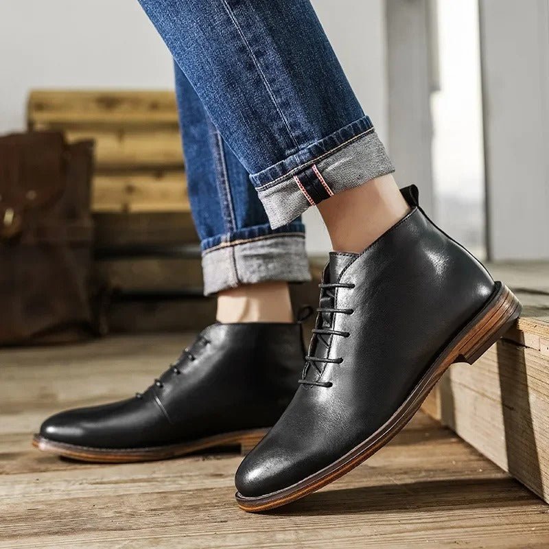 Men's Leather Chukka Boots