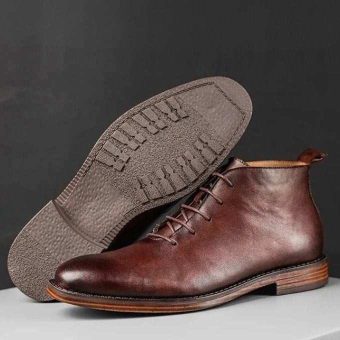 Men's Leather Chukka Boots
