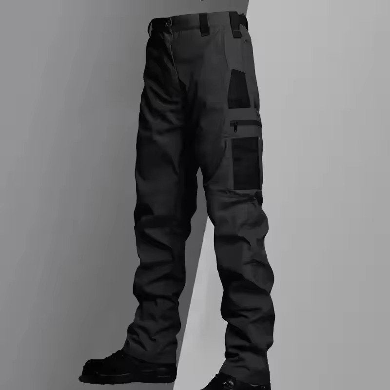 Men's Tactical Hooded Jacket - Black Pants