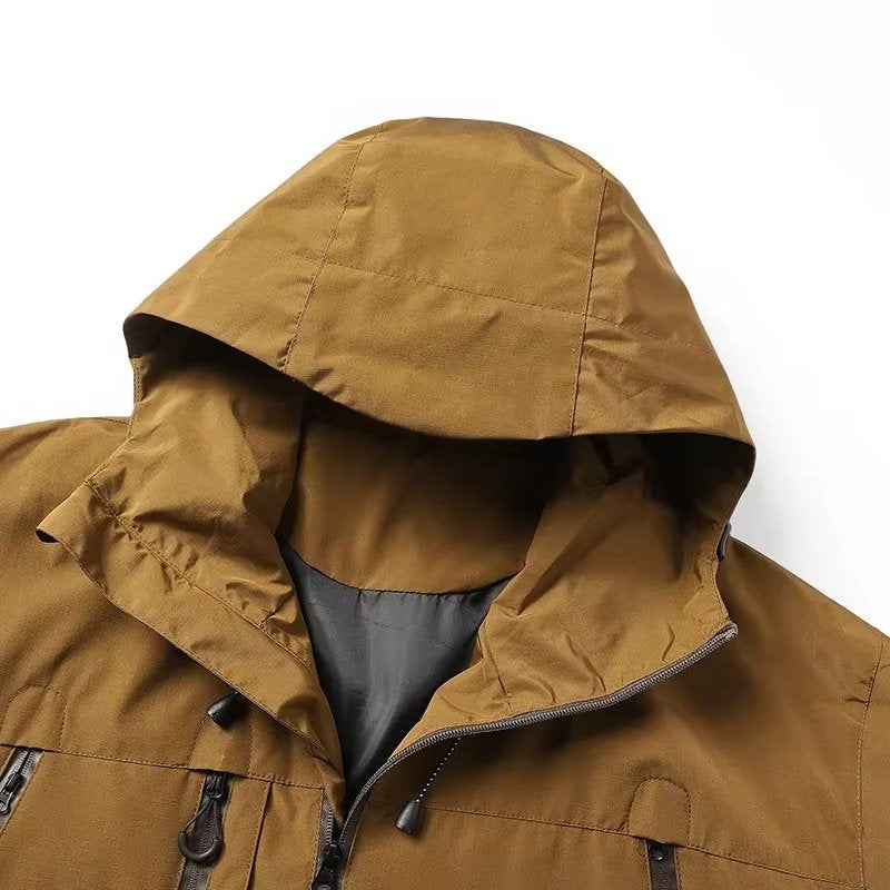 Men's Hooded Utility Windbreaker