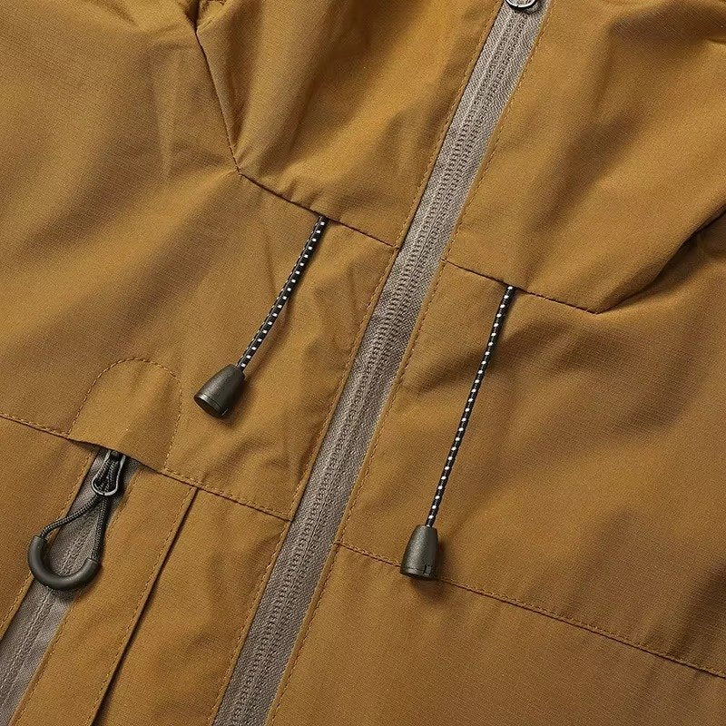 Men's Hooded Utility Windbreaker