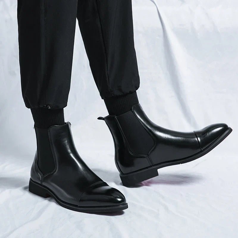Men's Leather Chelsea Boots