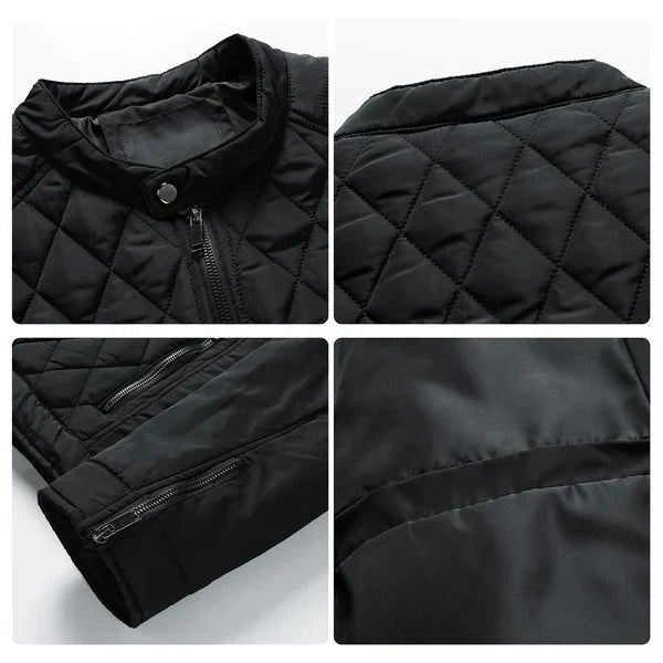 Men's Quilted Moto Jacket