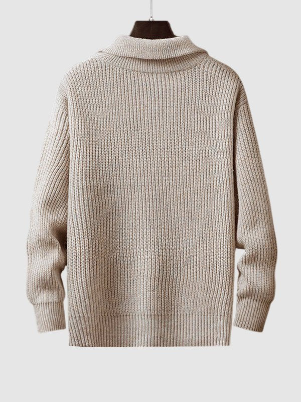 Men's Oversized Quarter-Zip Jumper