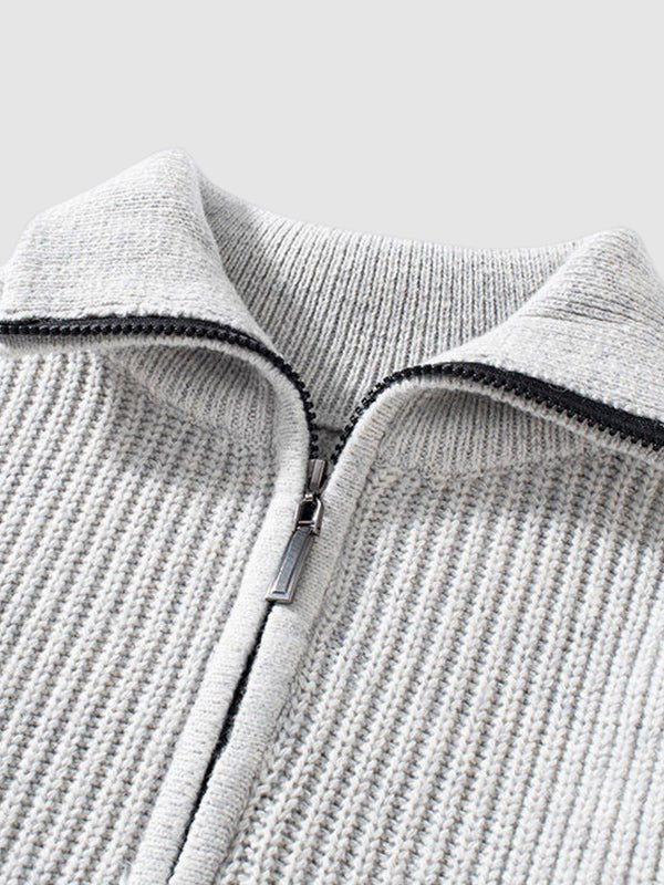 Men's Oversized Quarter-Zip Jumper