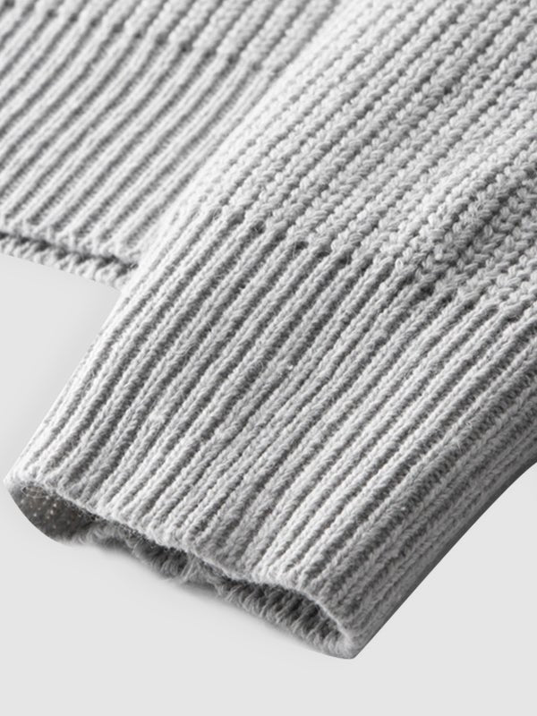 Men's Oversized Quarter-Zip Jumper