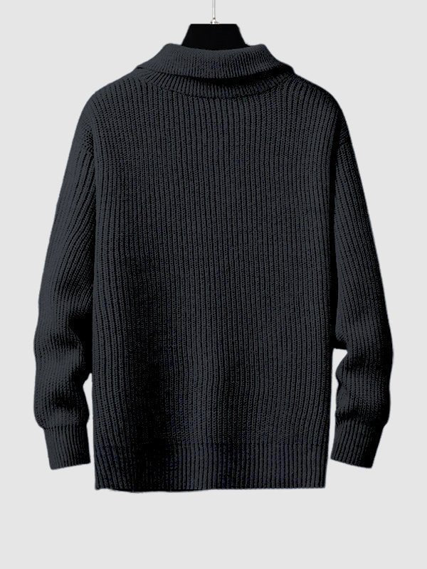 Men's Oversized Quarter-Zip Jumper
