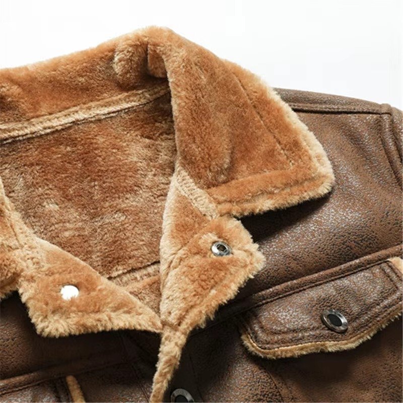 Men's Suede Trucker Jacket