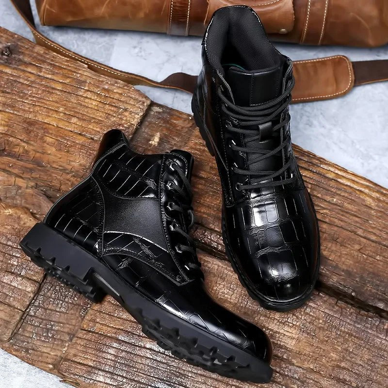 Men's Leather Ankle Boots