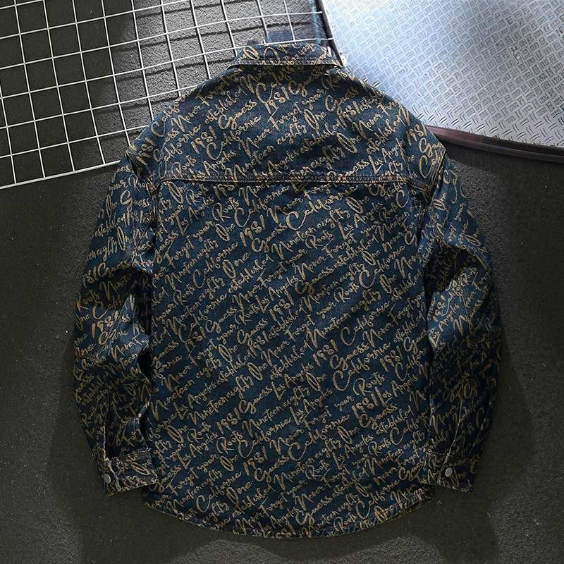 Men's Oversized Denim Shacket