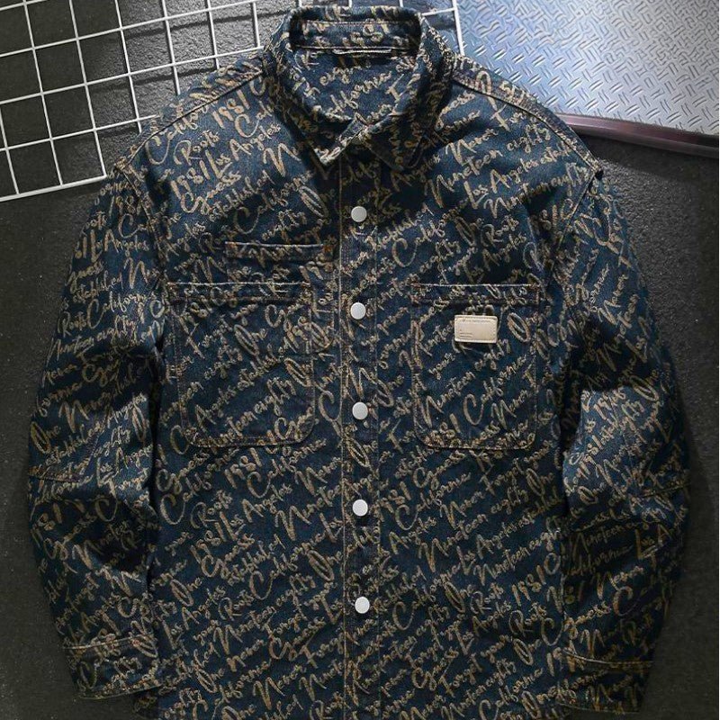 Men's Oversized Denim Shacket